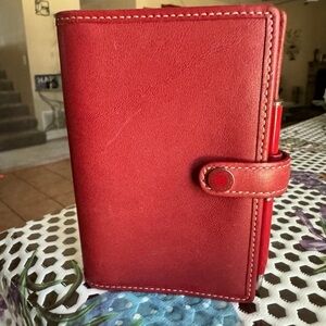 Coach, leather planner/  passport